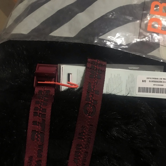 Mini Burgundy Industrial Offwhite Belt 